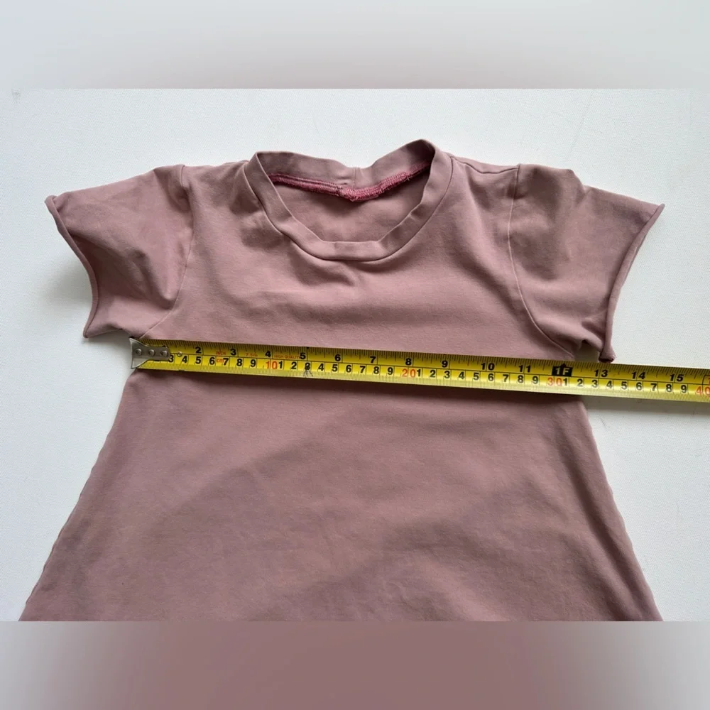 Sunlit Valley - Shirt Sleeve - T-Shirt Dresses - Green/Pink Size 5-6T - Picture 6 of 7